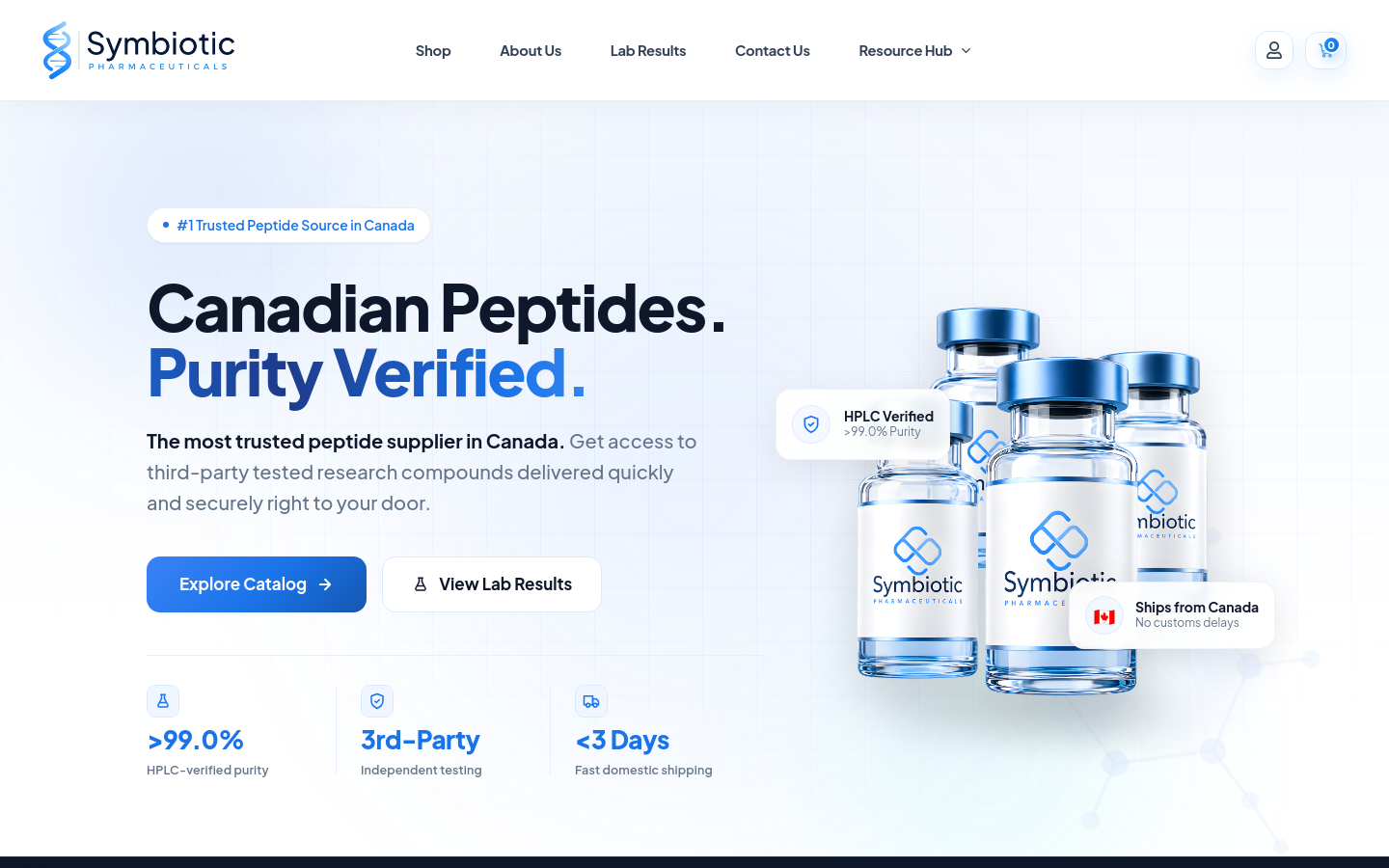 Above-the-fold capture of symbioticpharma.is