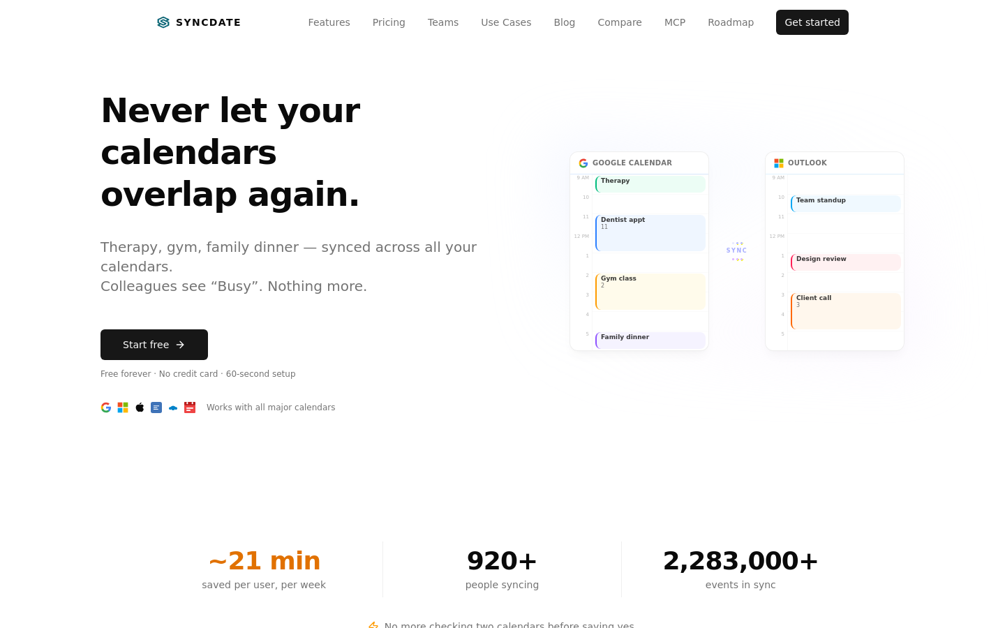 Captured Homepage / Lander