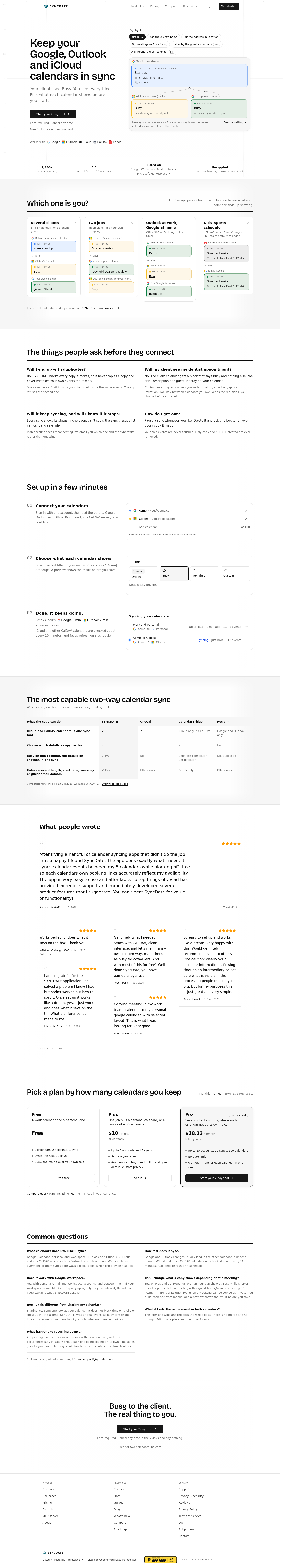 syncdate.app — 