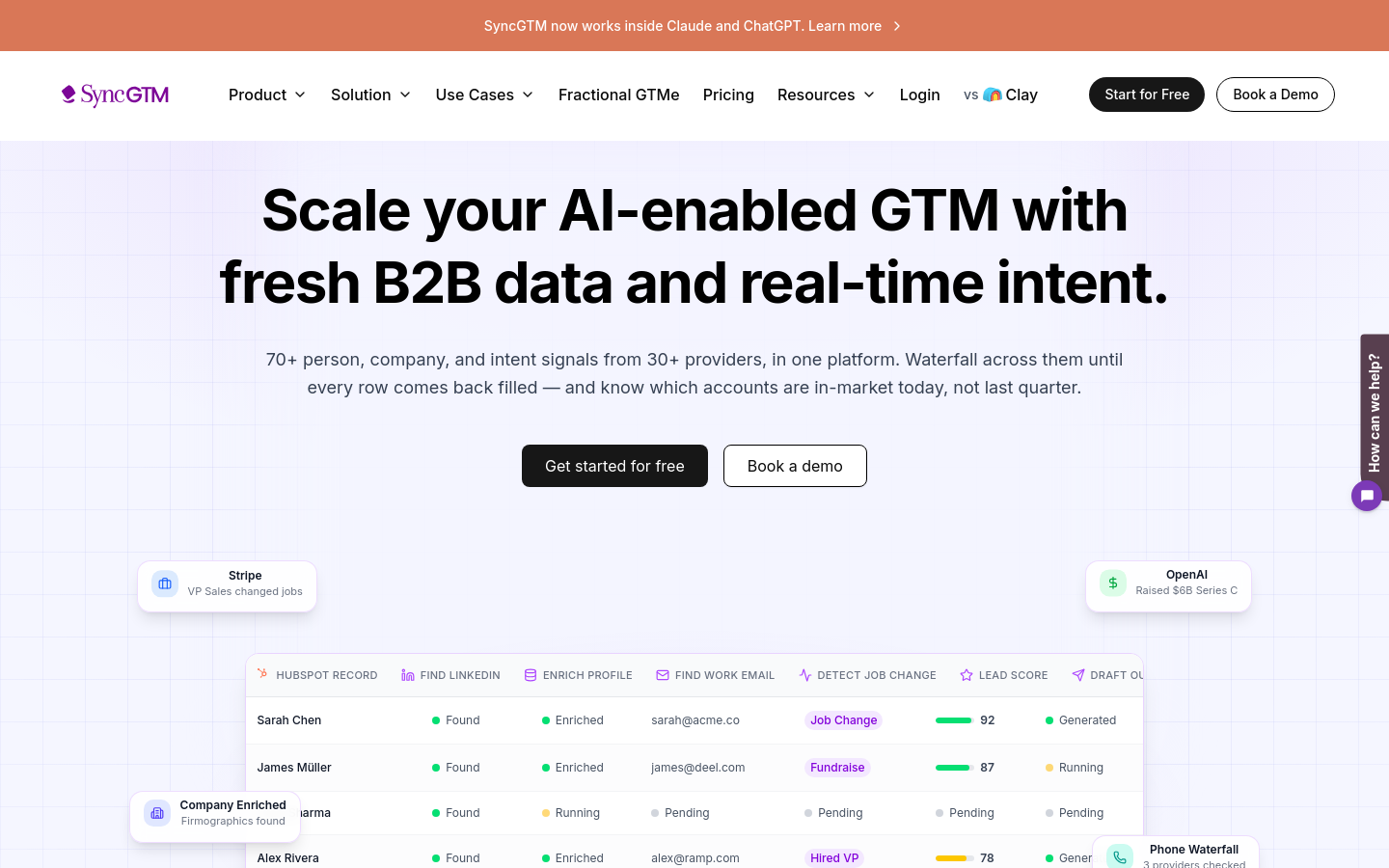Captured Homepage / Lander