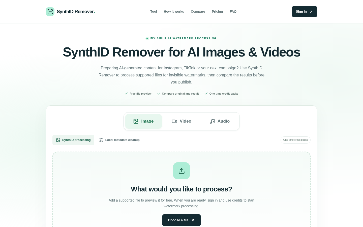 synthidremover.art capture