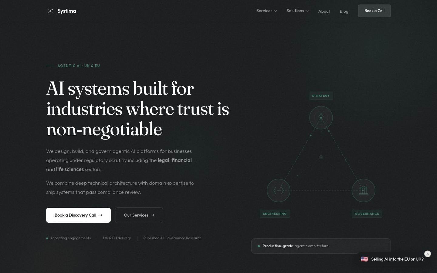 Captured Homepage / Lander