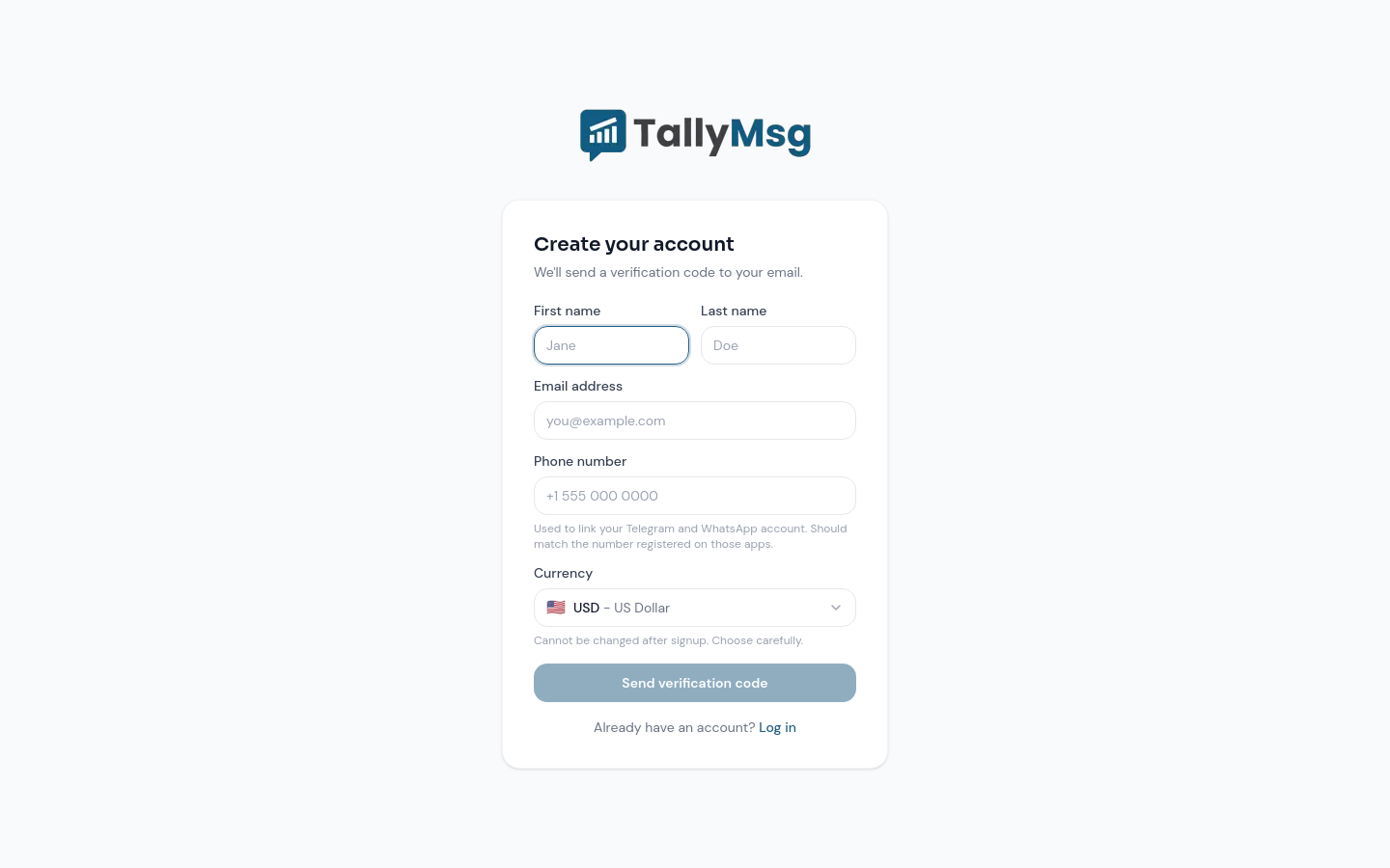 Signup
