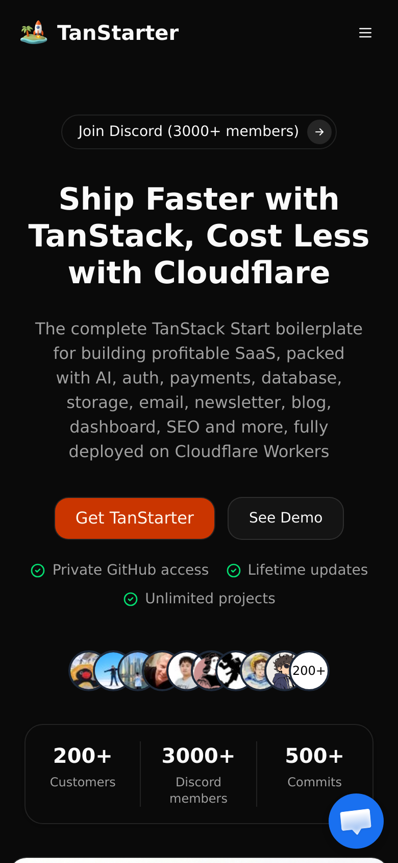 Homepage / Lander