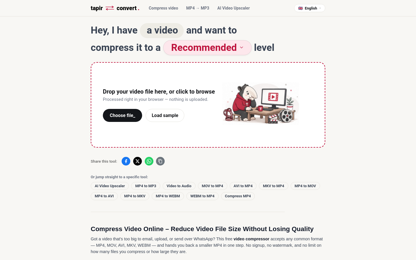 Captured Compress Video