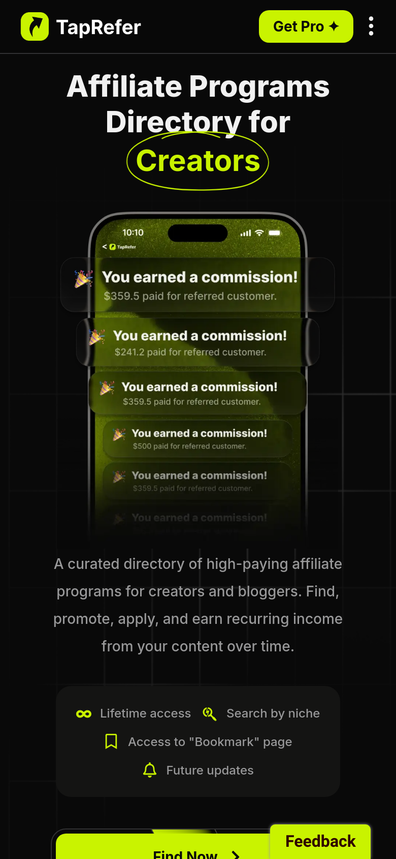 Homepage / Lander