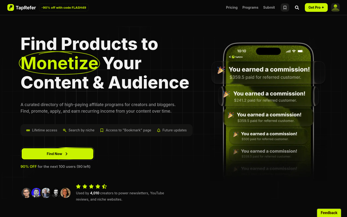 taprefer.com home page