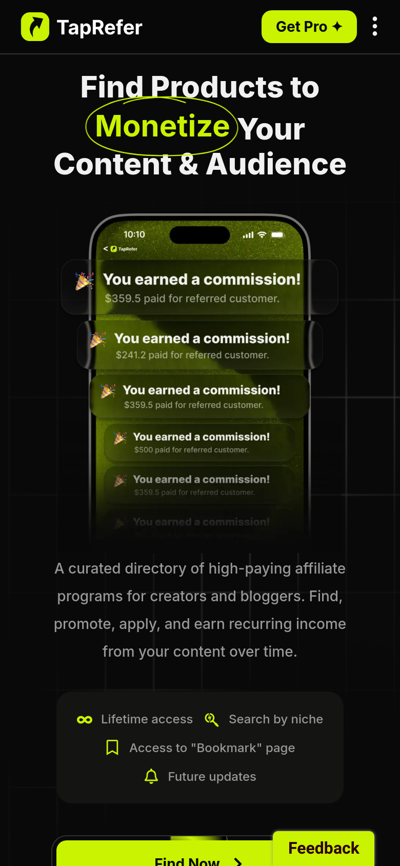 Homepage / Lander