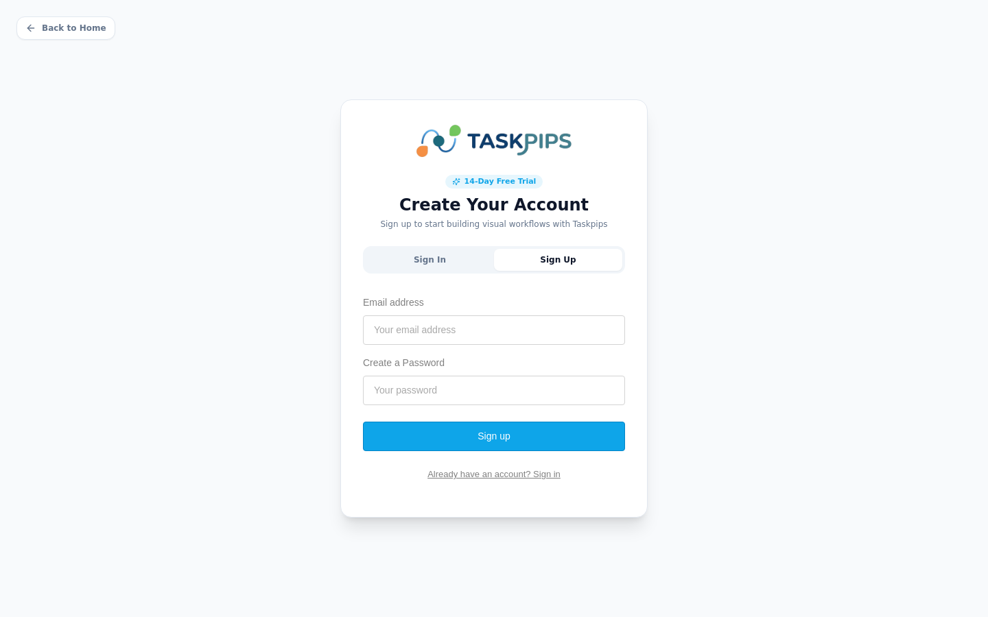 Signup