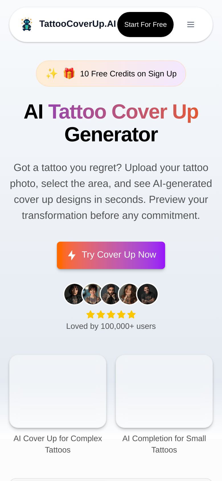 Homepage / Lander