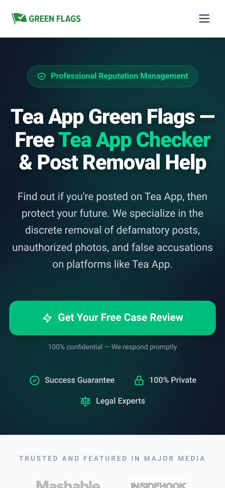 Homepage / Lander