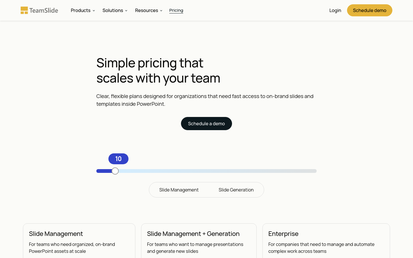 Pricing