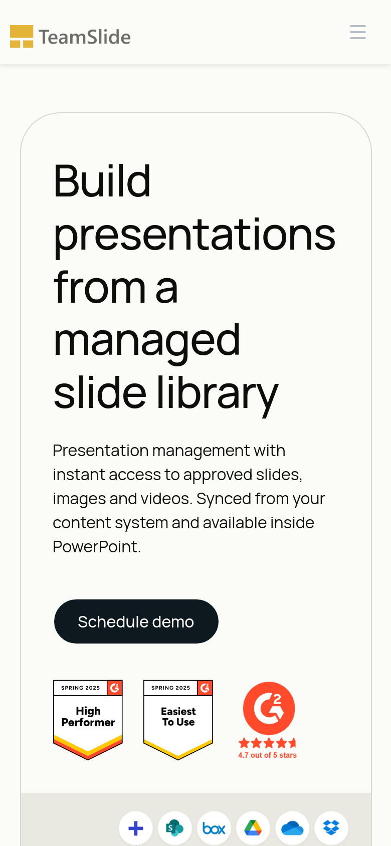 Homepage / Lander
