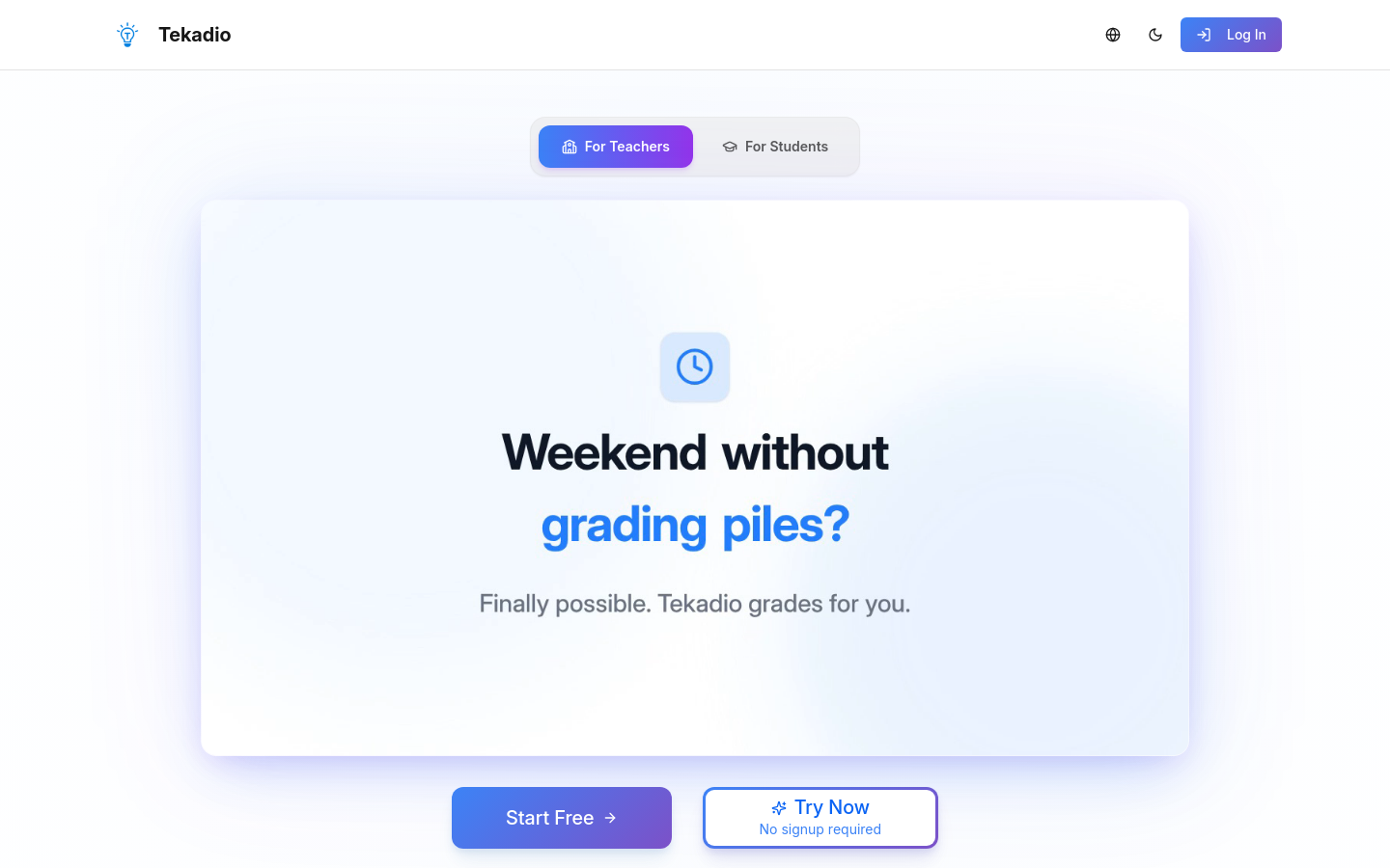 Captured Homepage / Lander