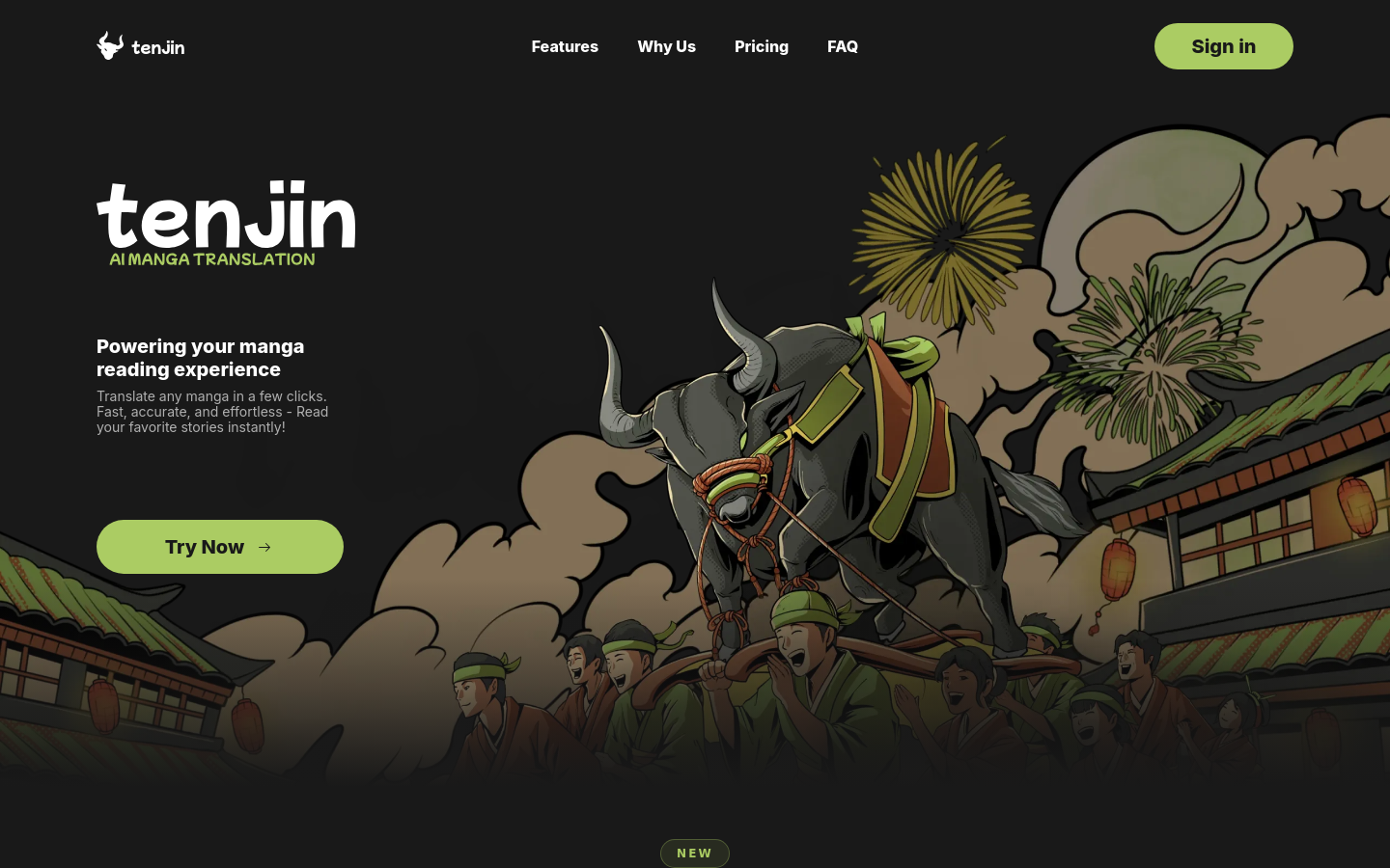 Captured Homepage / Lander