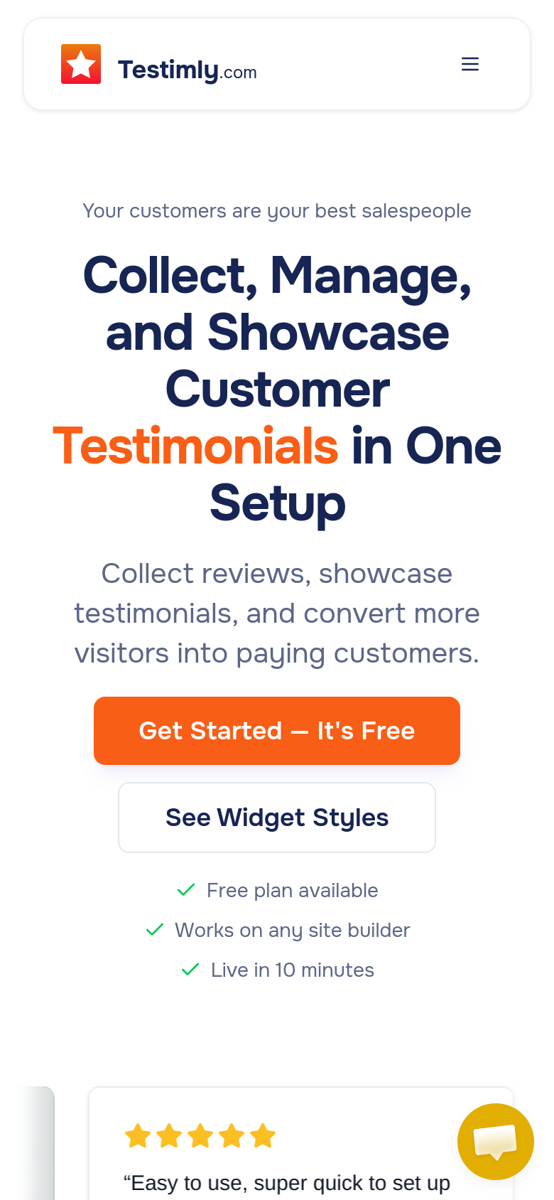 Homepage / Lander
