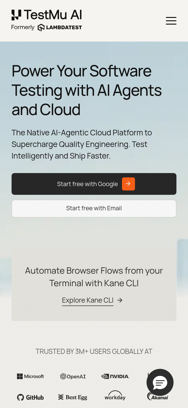 Homepage / Lander