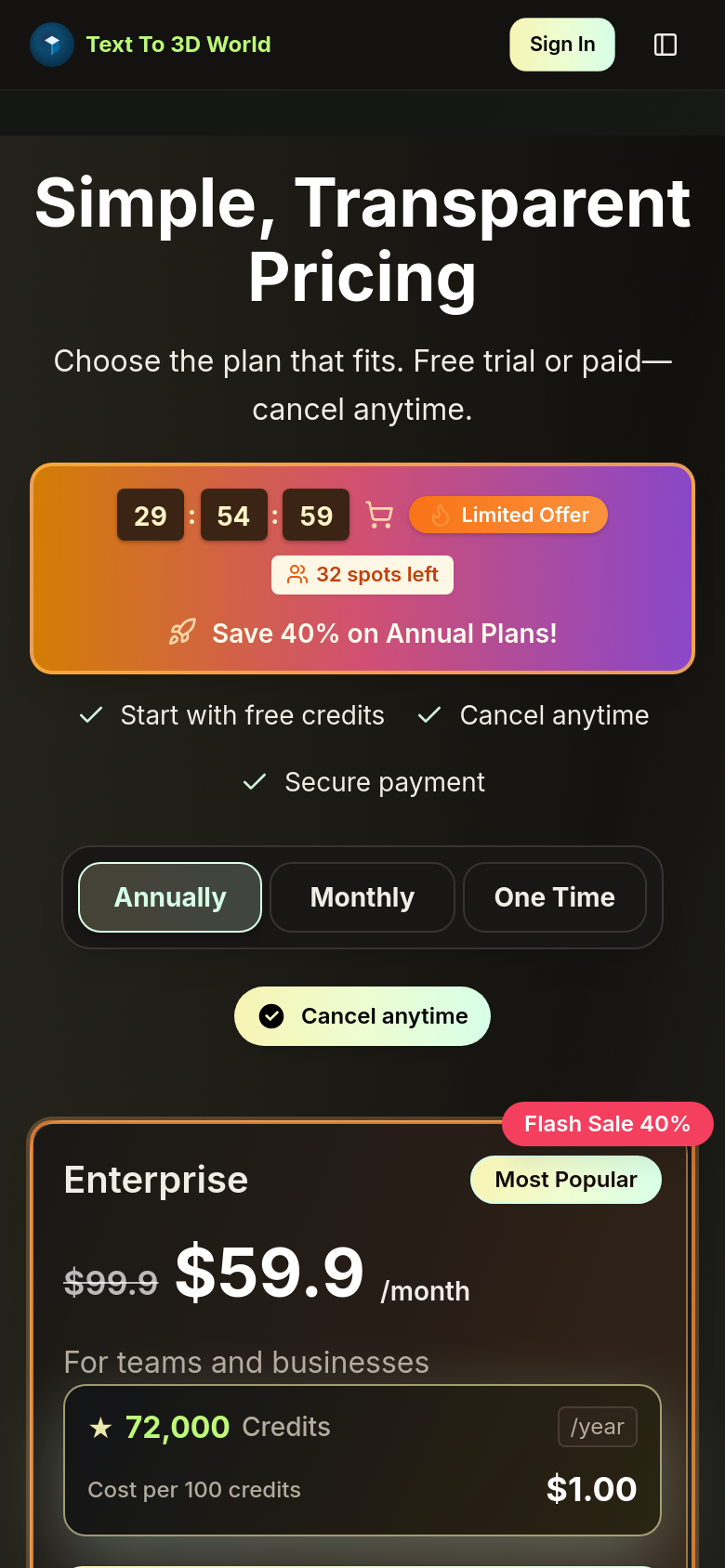 Pricing
