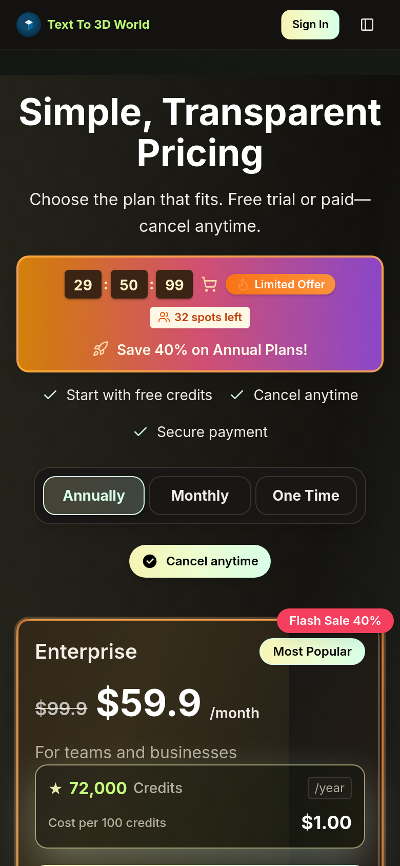 Pricing