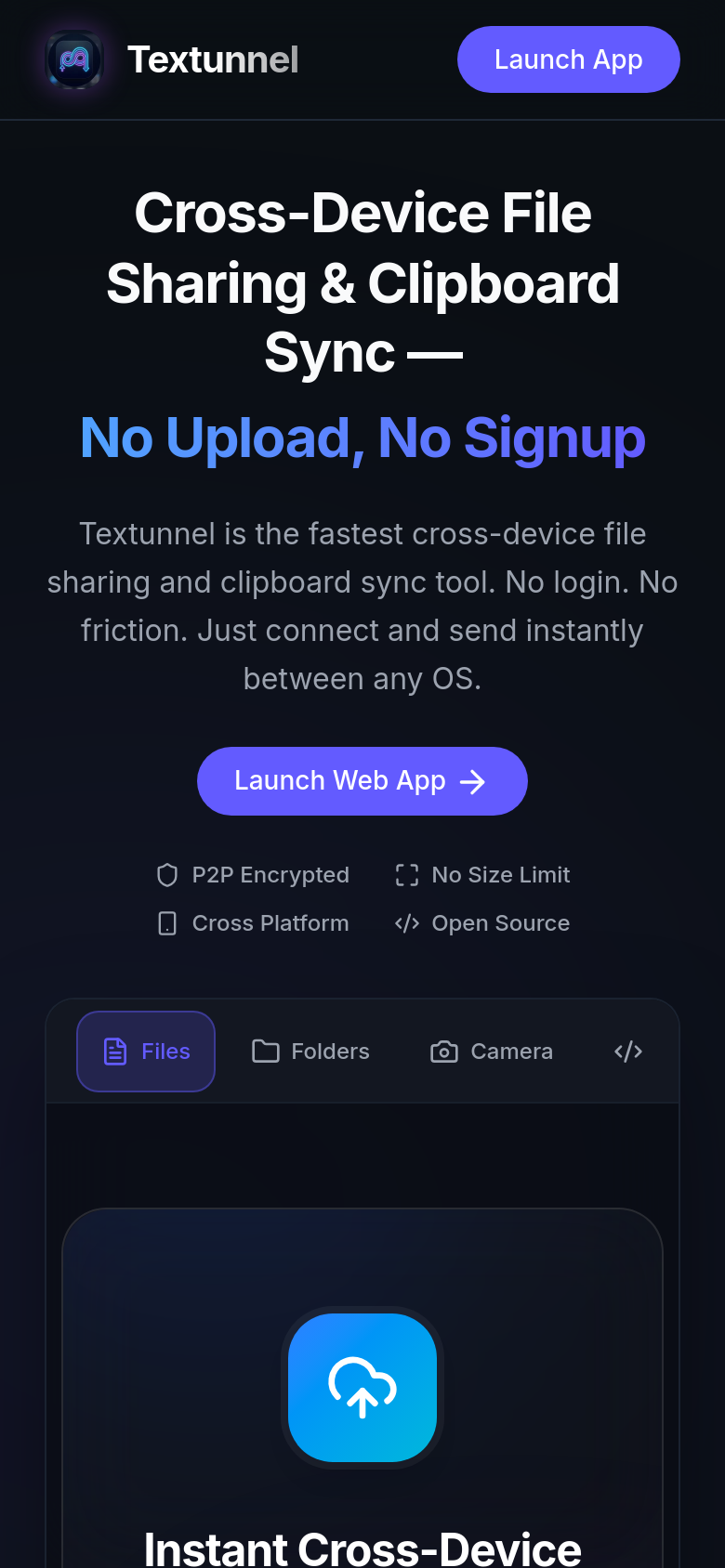 Homepage / Lander