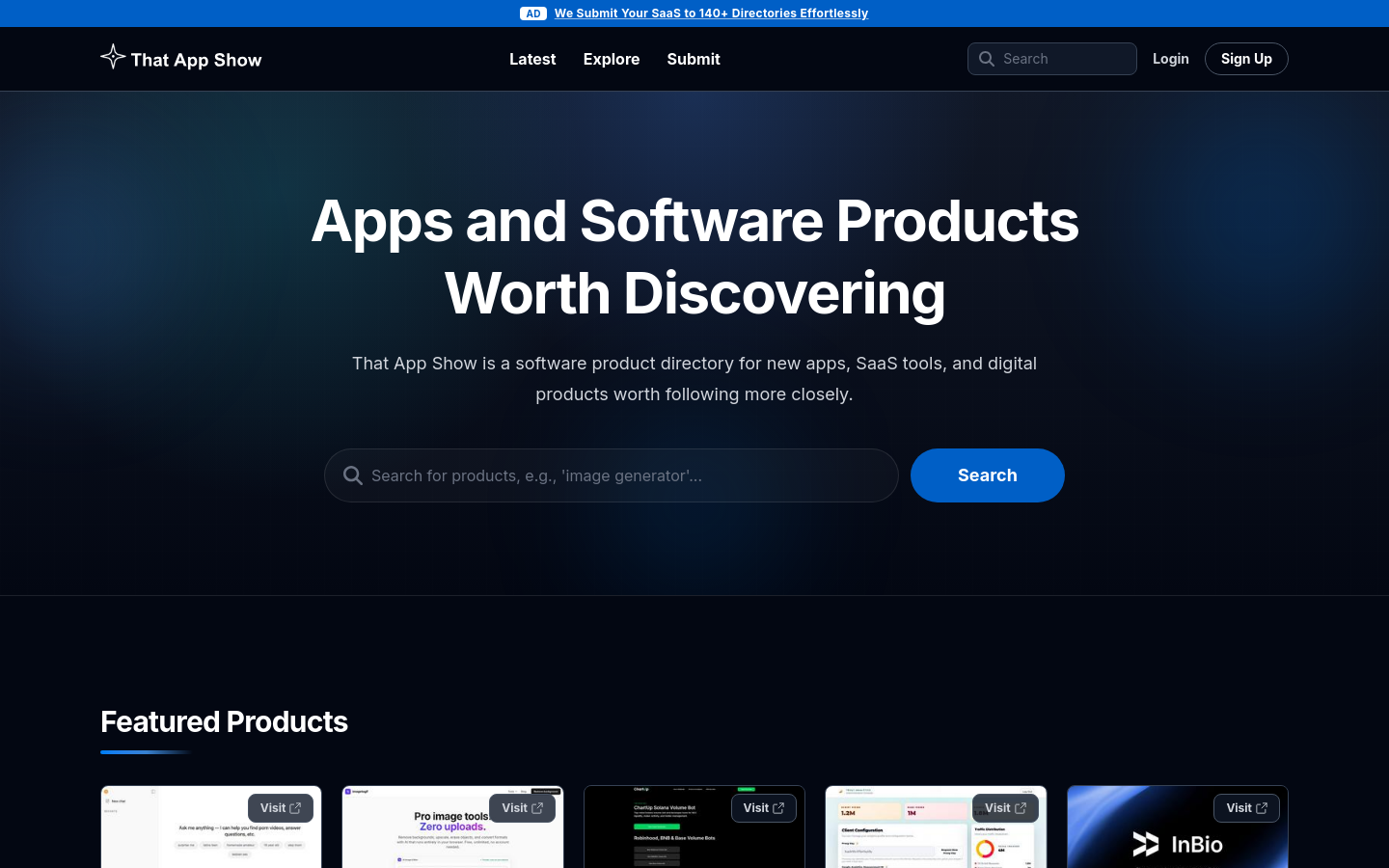 Captured Homepage / Lander