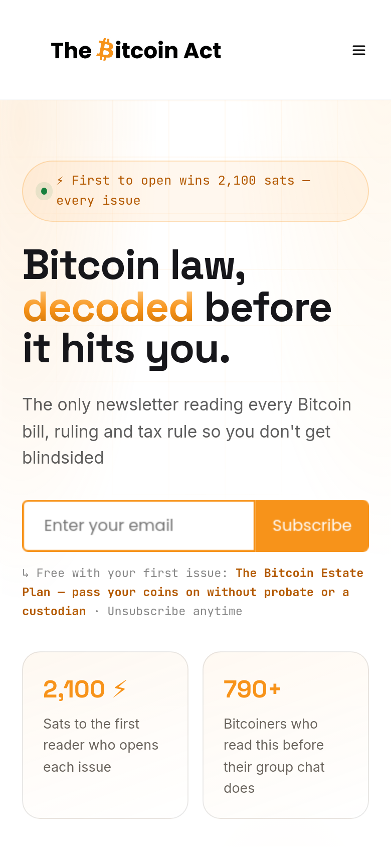 Homepage / Lander