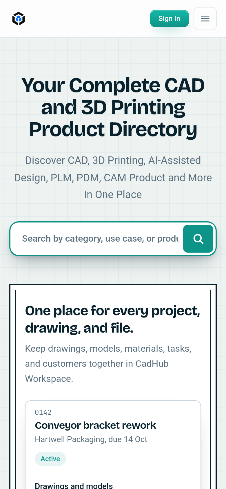 Homepage / Lander