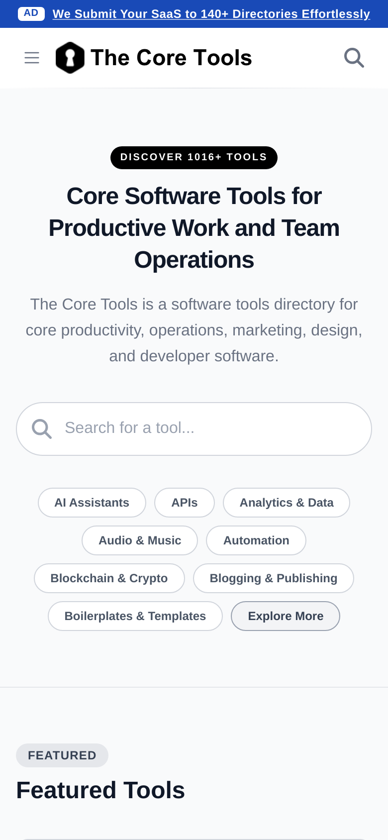 Homepage / Lander