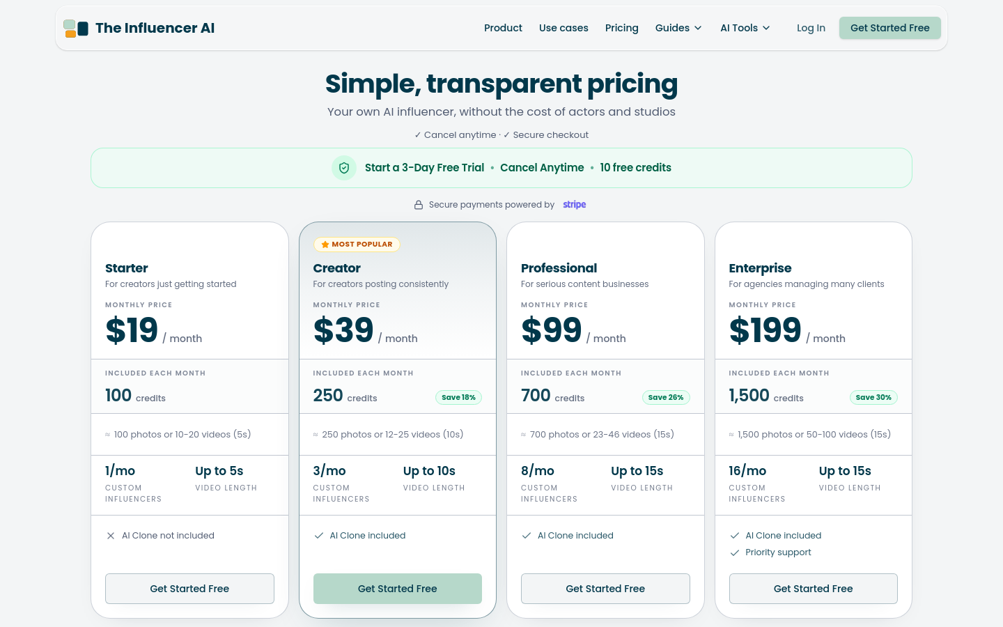 Pricing