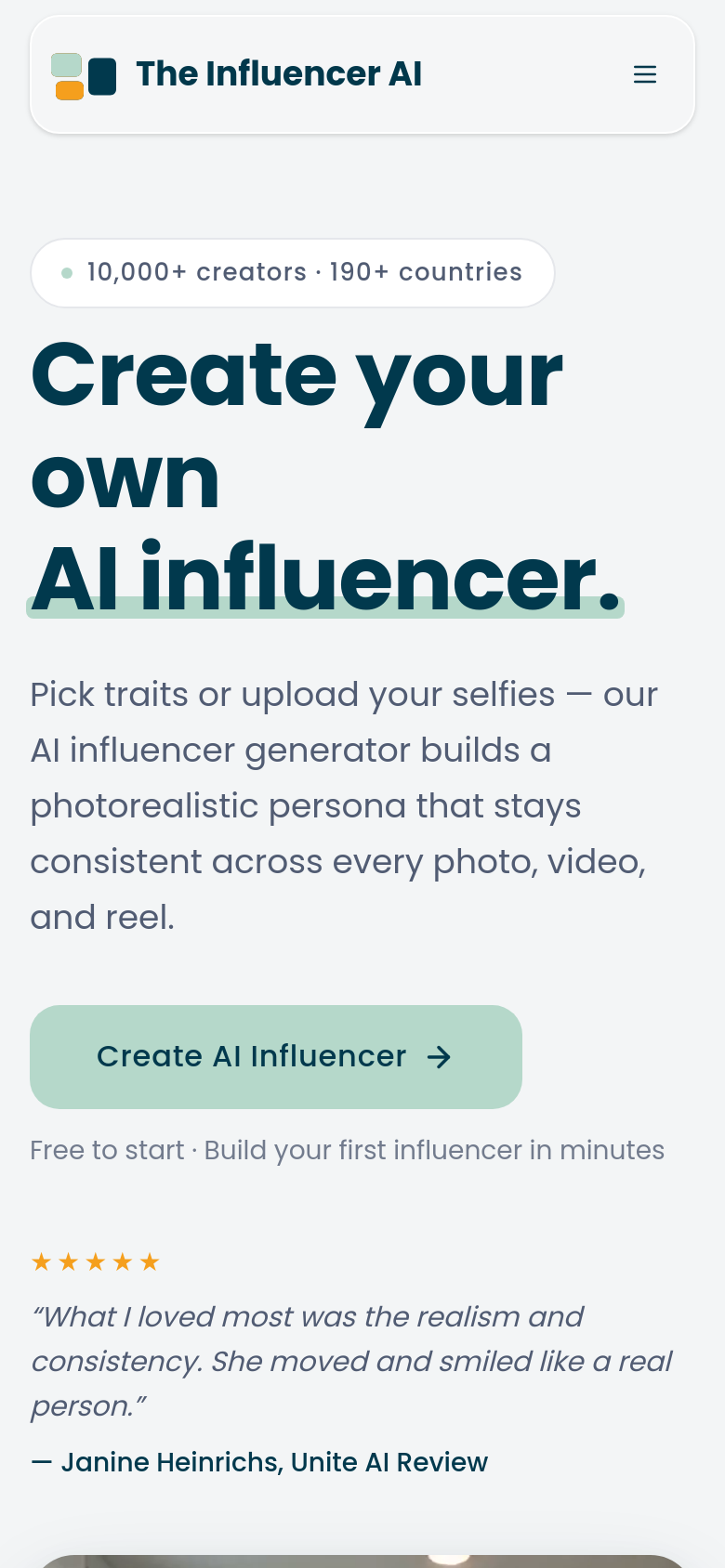 Homepage / Lander