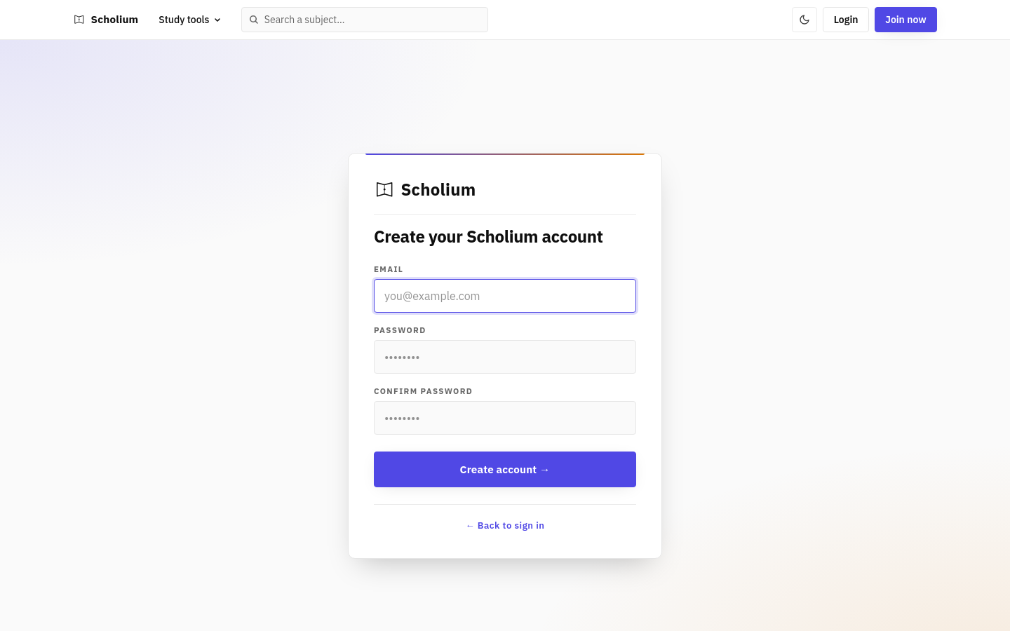 Signup