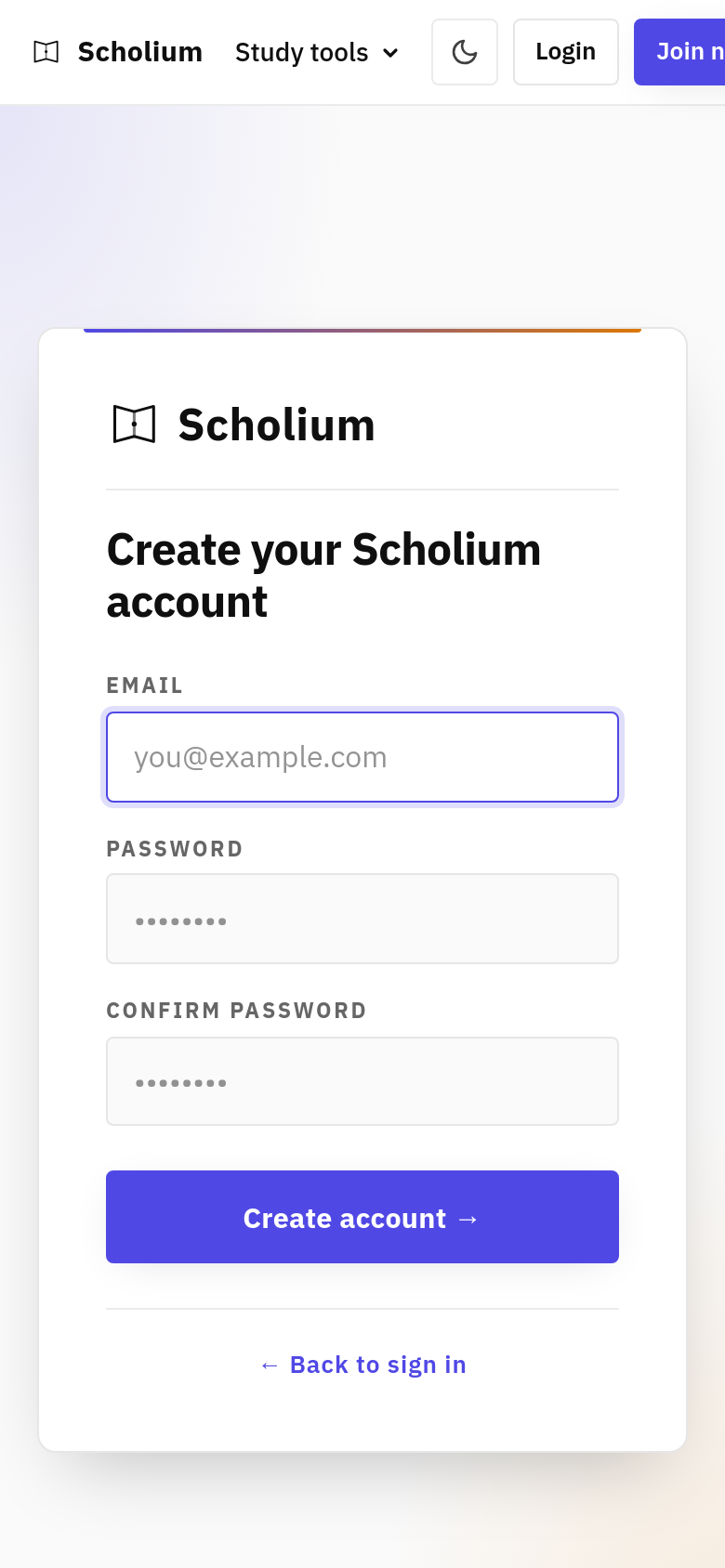 Signup