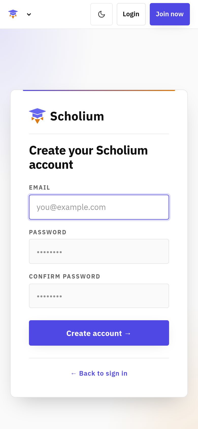 Signup