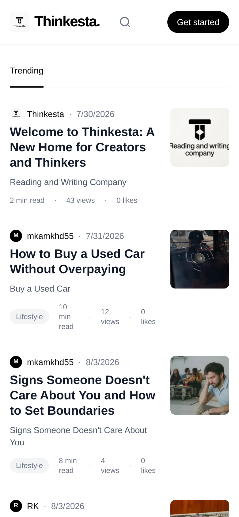 Homepage / Lander