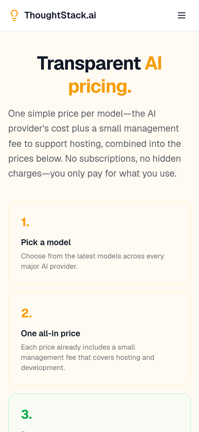 Pricing