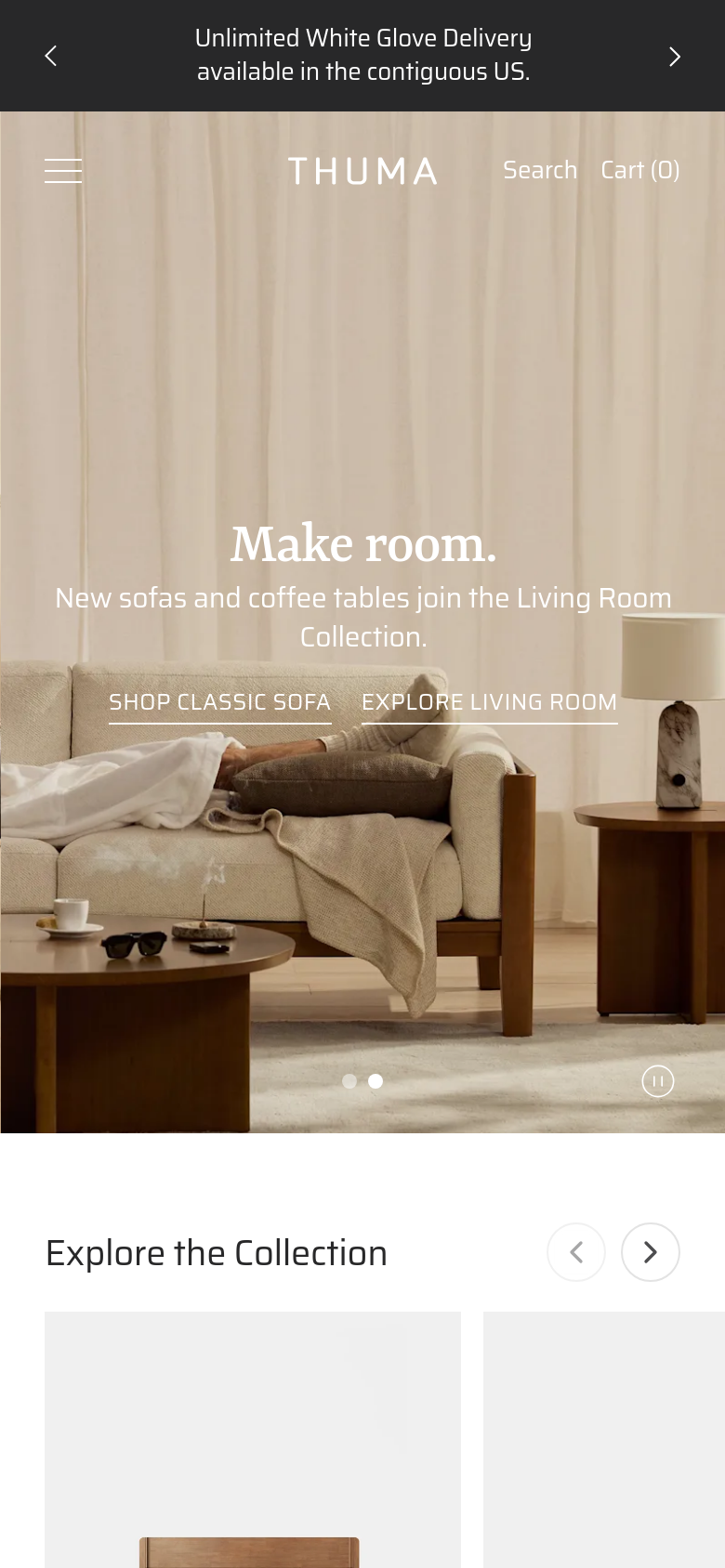 Homepage / Lander