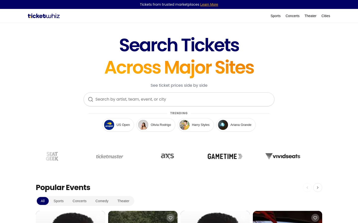 Captured Homepage / Lander