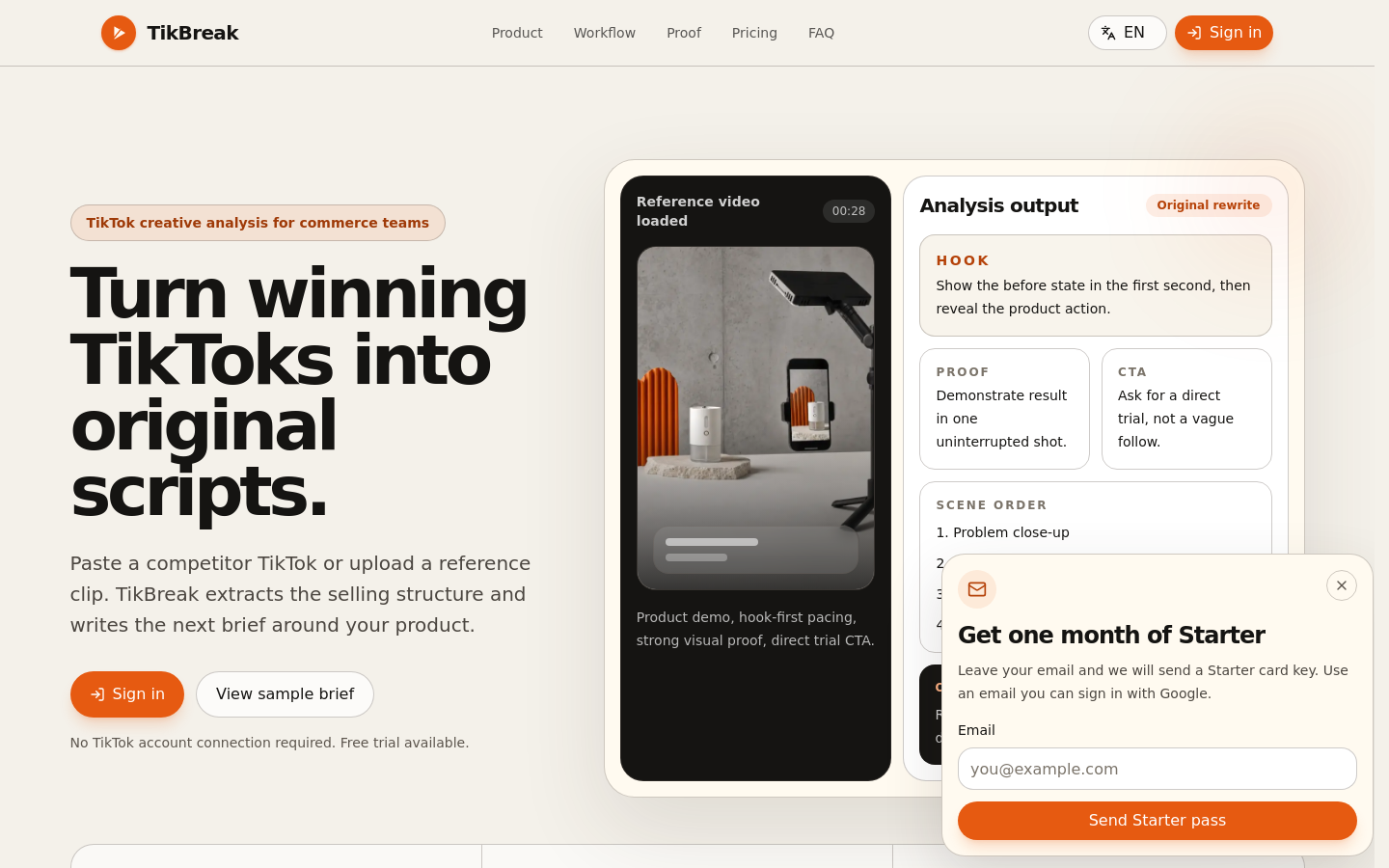 Captured Homepage / Lander
