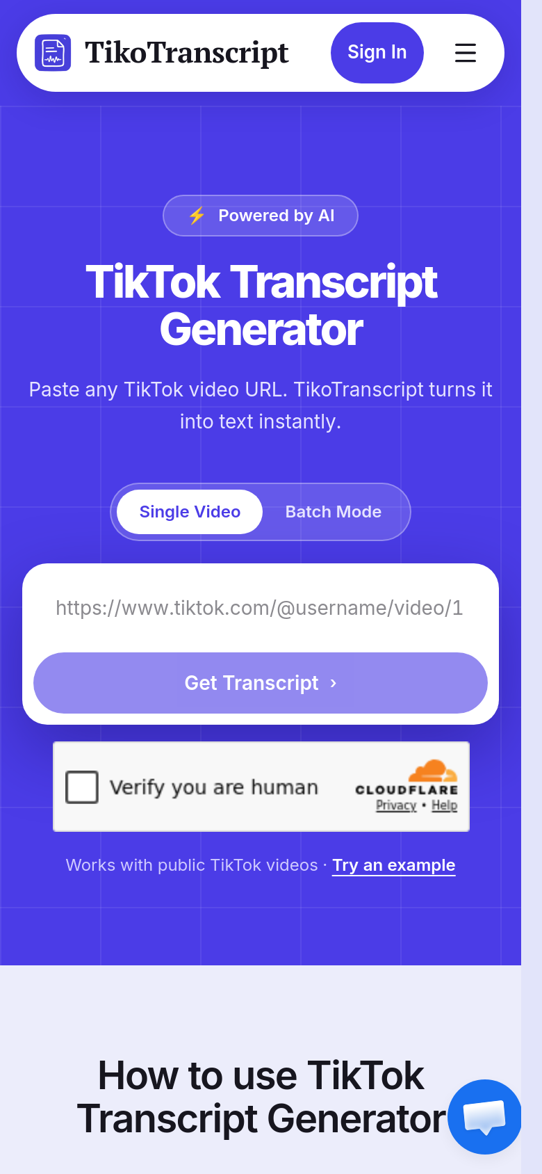 Homepage / Lander