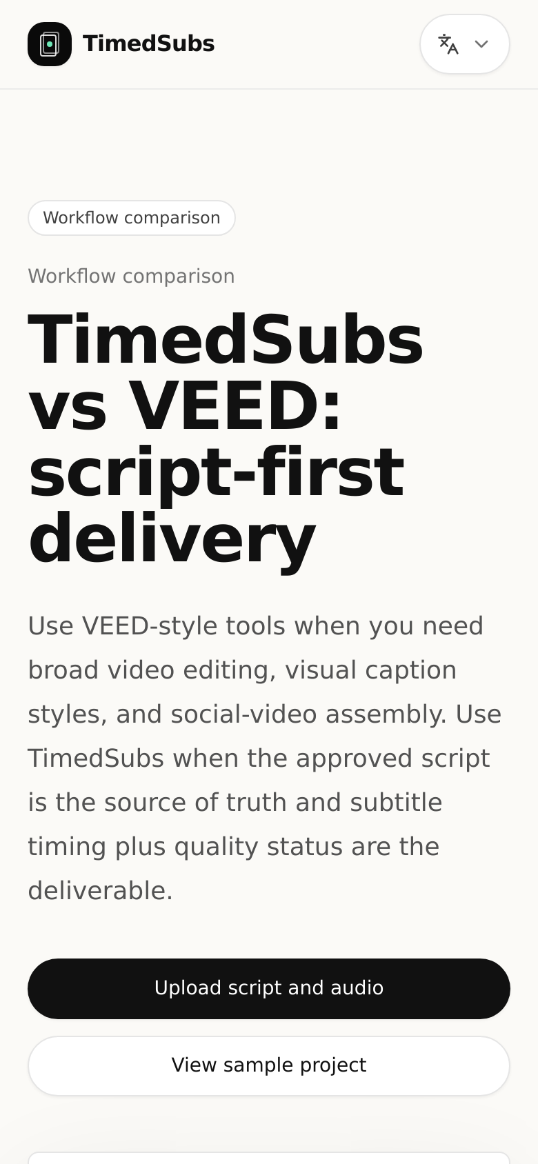 Compare Veed