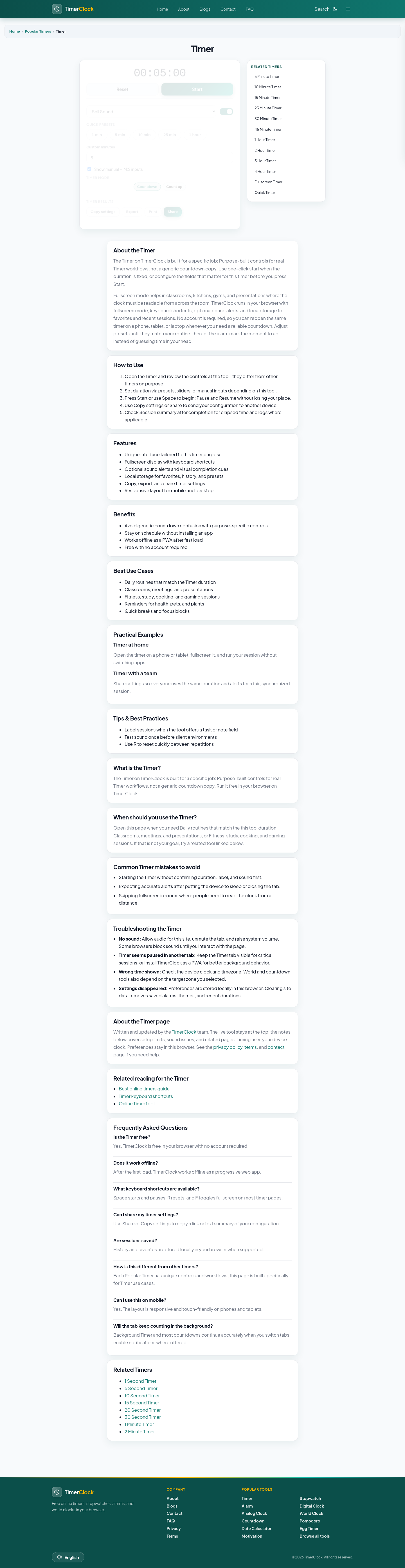 timerclock.io — 