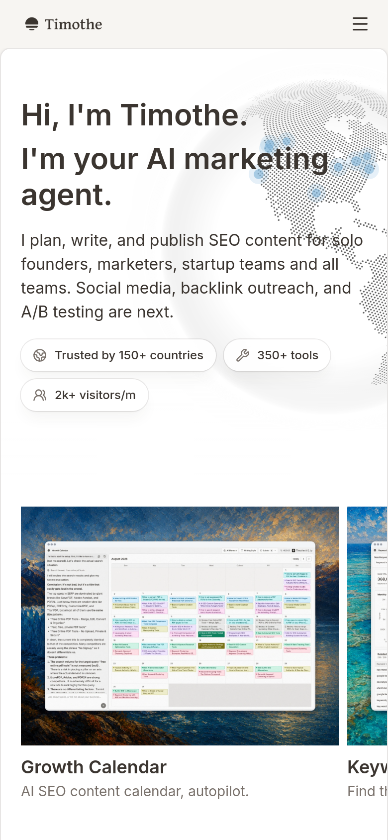 Homepage / Lander