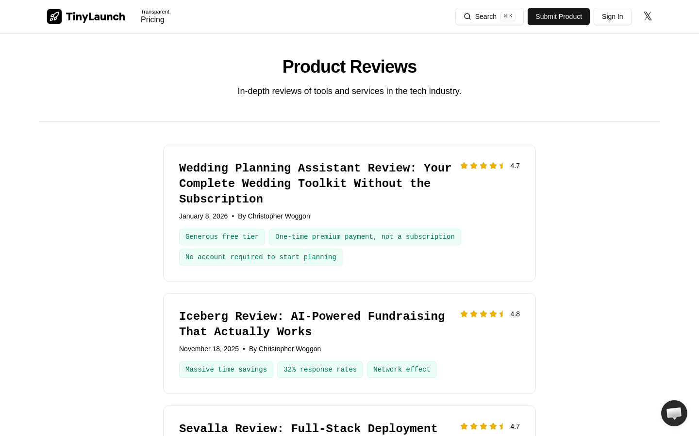 Reviews