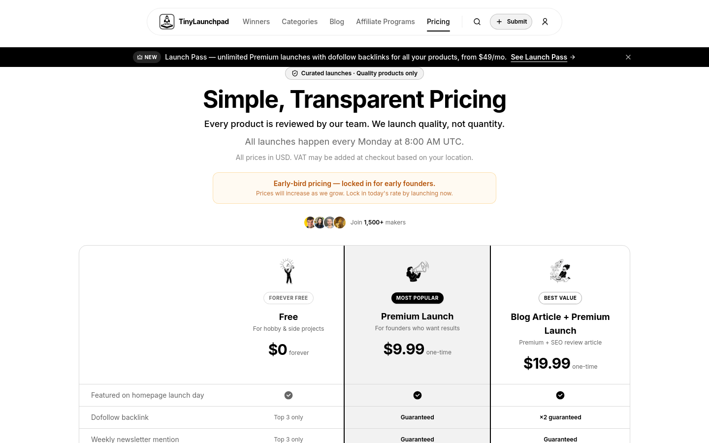 Pricing