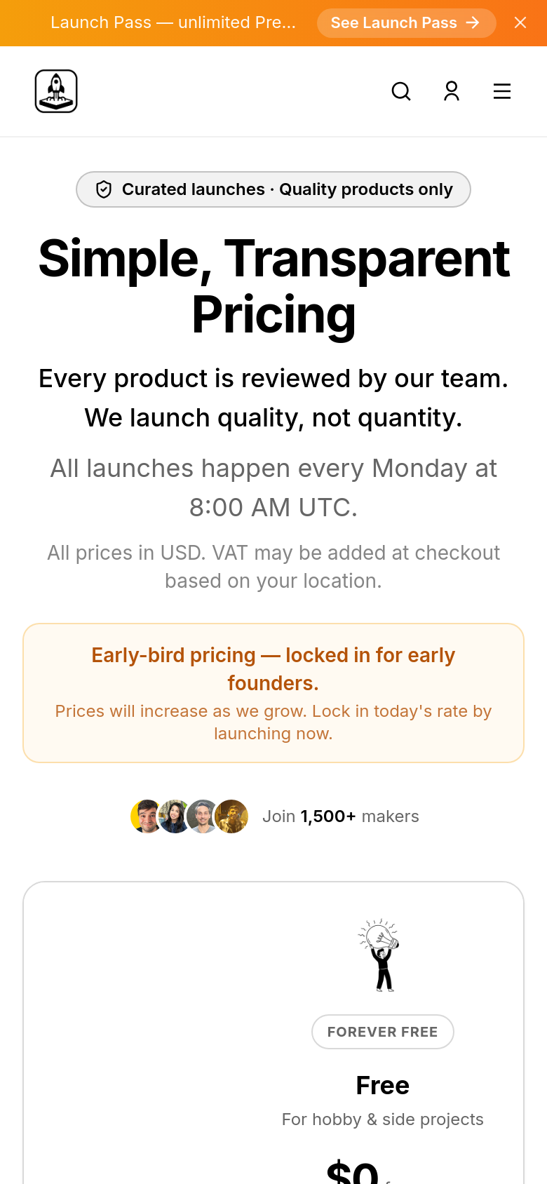 Pricing