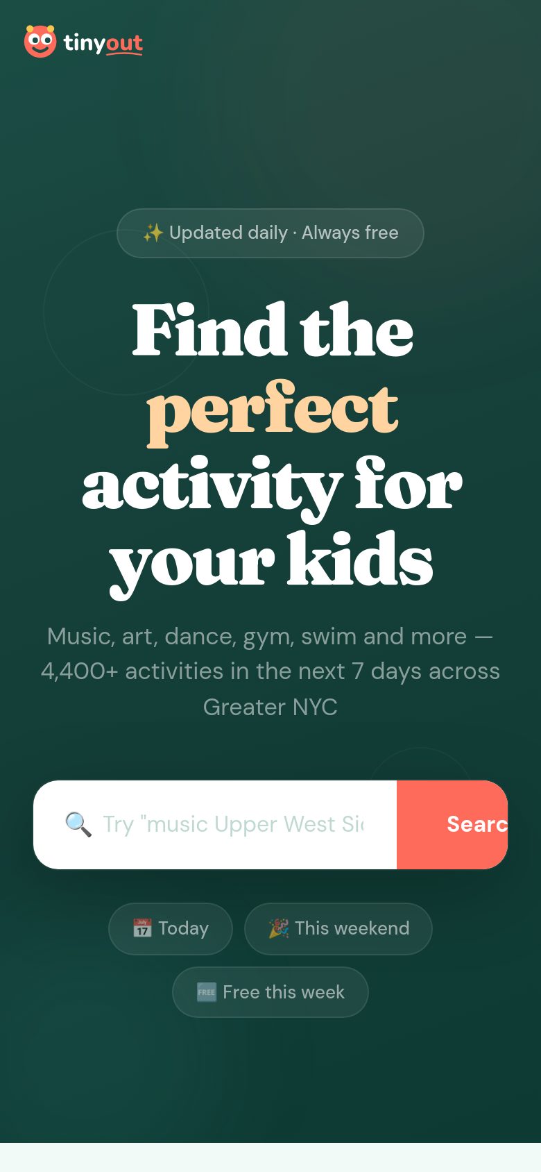 Homepage / Lander