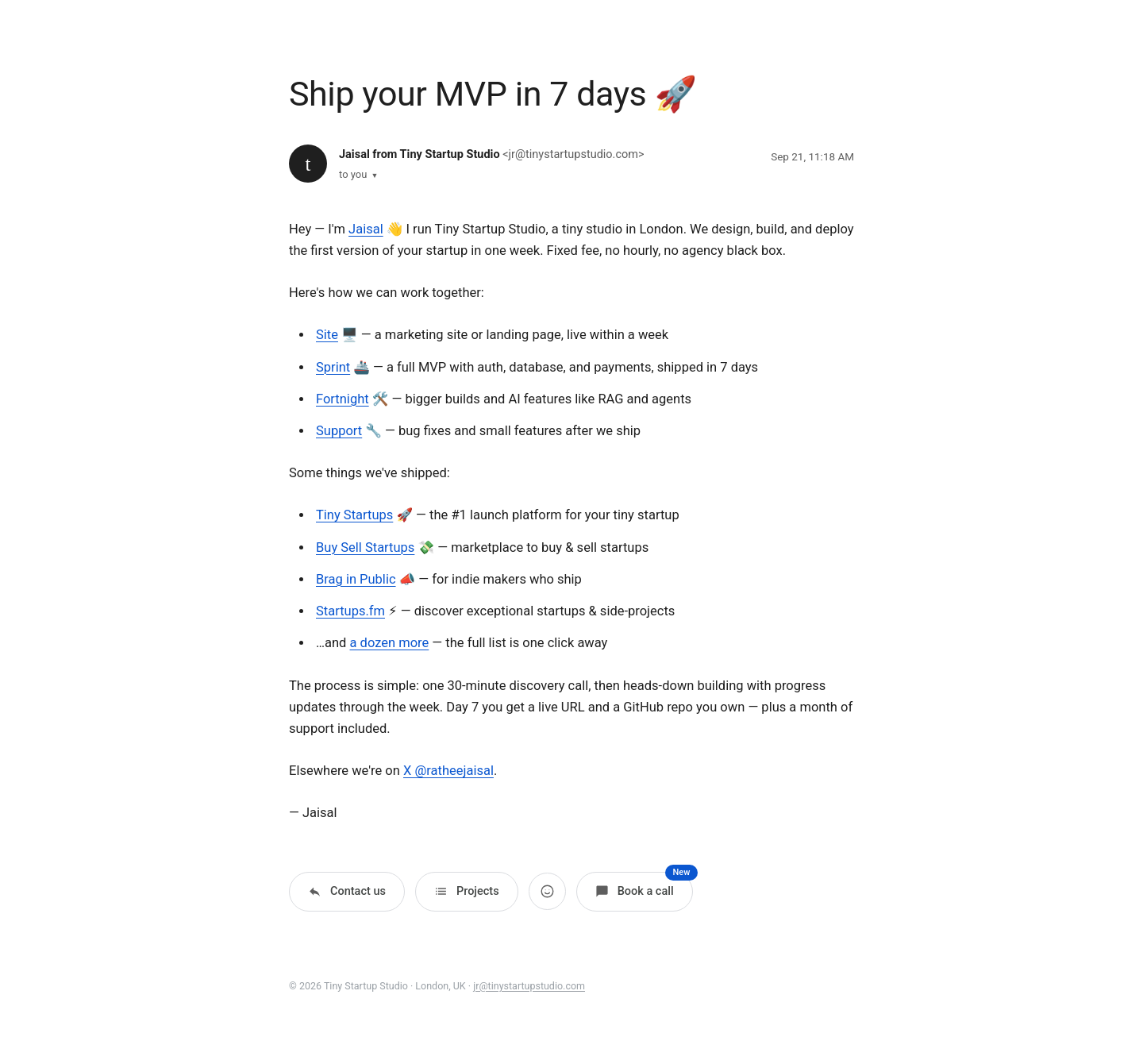tinystartupstudio.com —