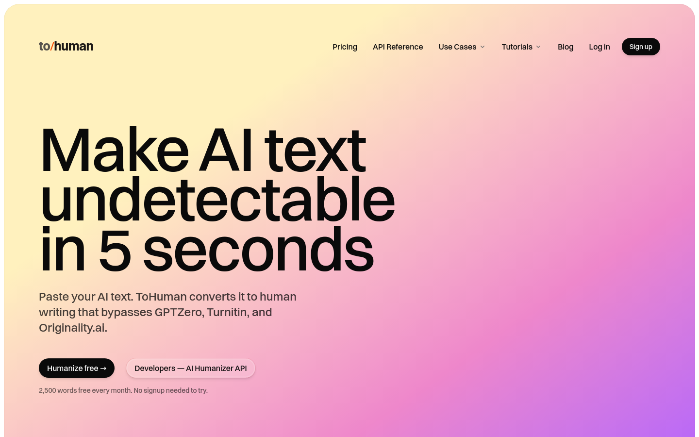 Captured Homepage / Lander