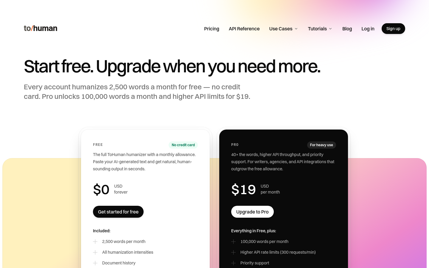 Pricing