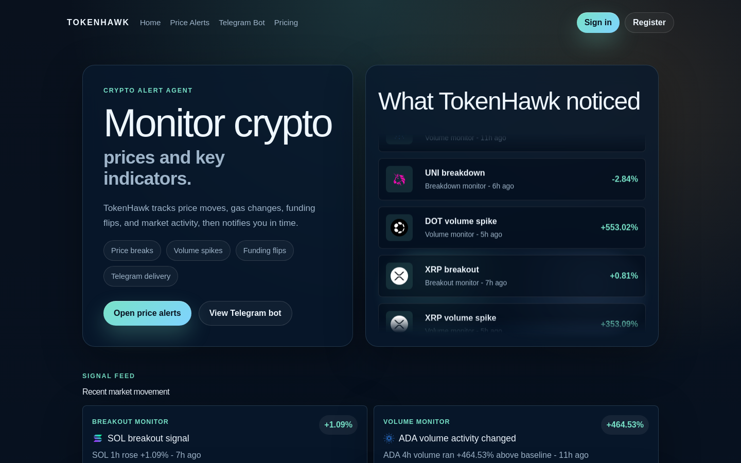 Captured Homepage / Lander